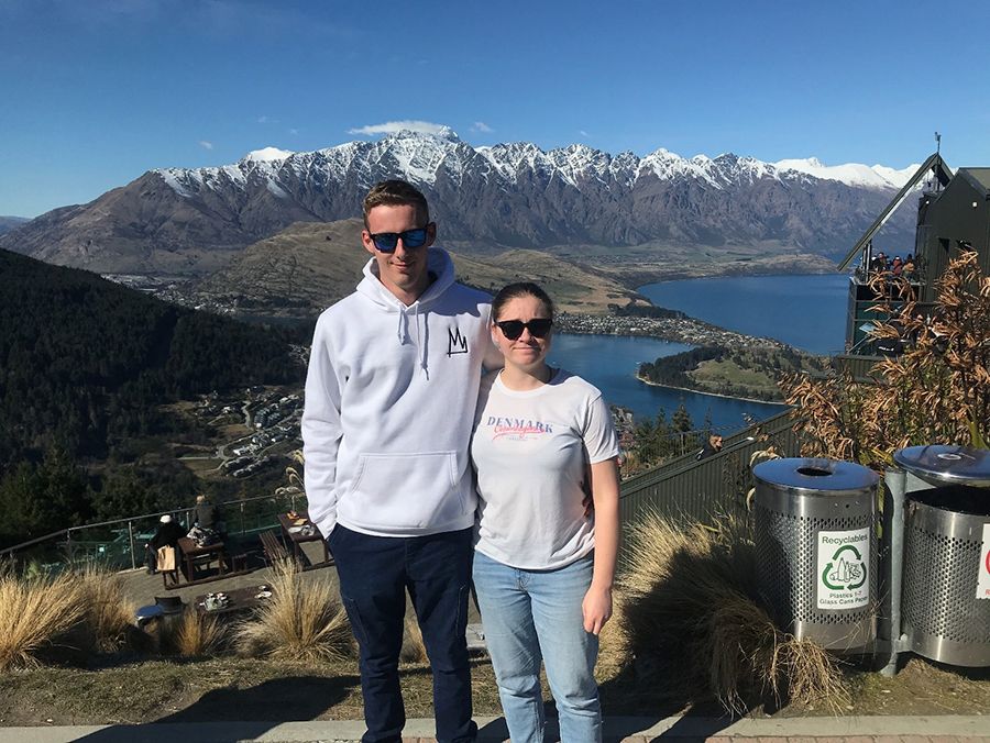 Alex visiting Queenstown