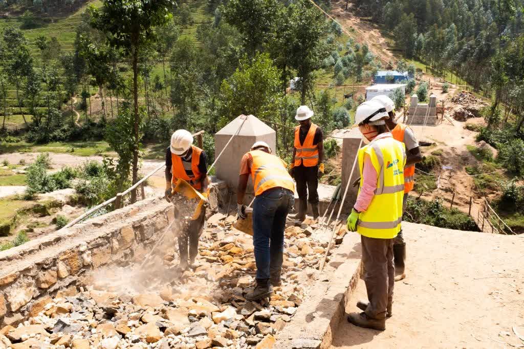 Filling the abutments (2)