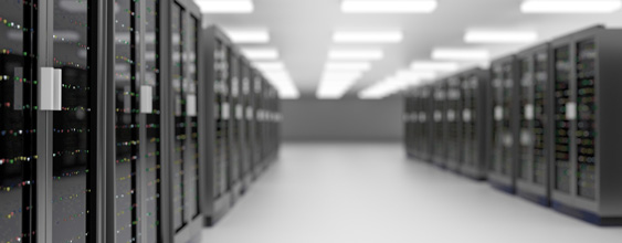Datacenter med säker elförsörjning.