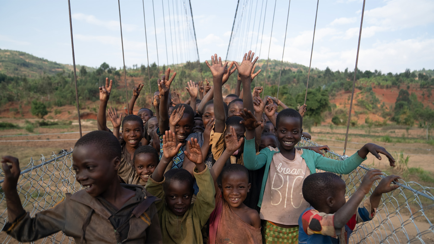 WSP Builds Impressive Bridge with Bridges to Prosperity Communities