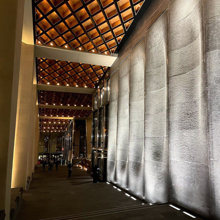 Atmospheric hallway lighting by WSP in Australia's lighting design team