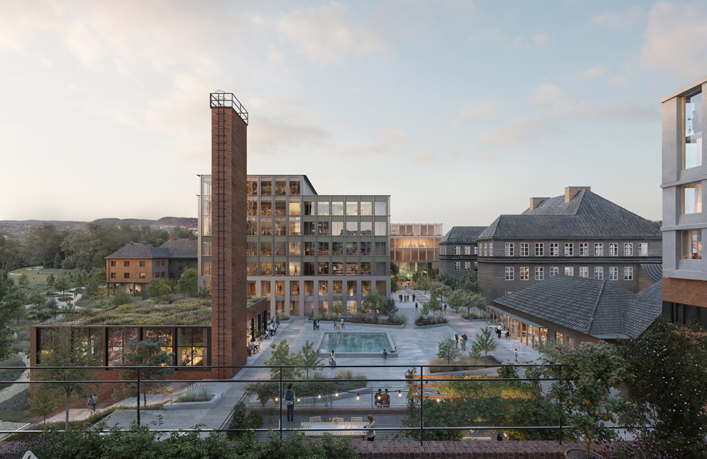 Illustrasjon fra LPO arkitekter, den gamle veterinærhøgskolen WSP Illustrasjon fra LPO arkitekter, den gamle veterinærhøgskolen WSP