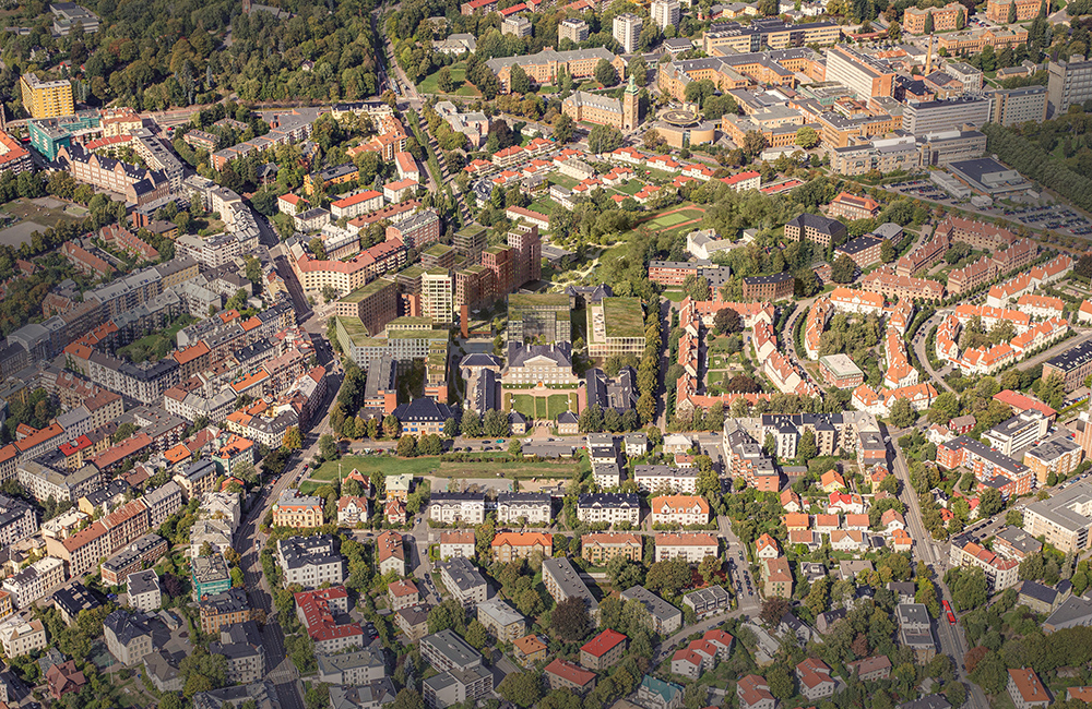 Flyfoto fra LPO arkitekter, den gamle veterinærhøgskolen WSP Flyfoto fra LPO arkitekter, den gamle veterinærhøgskolen WSP