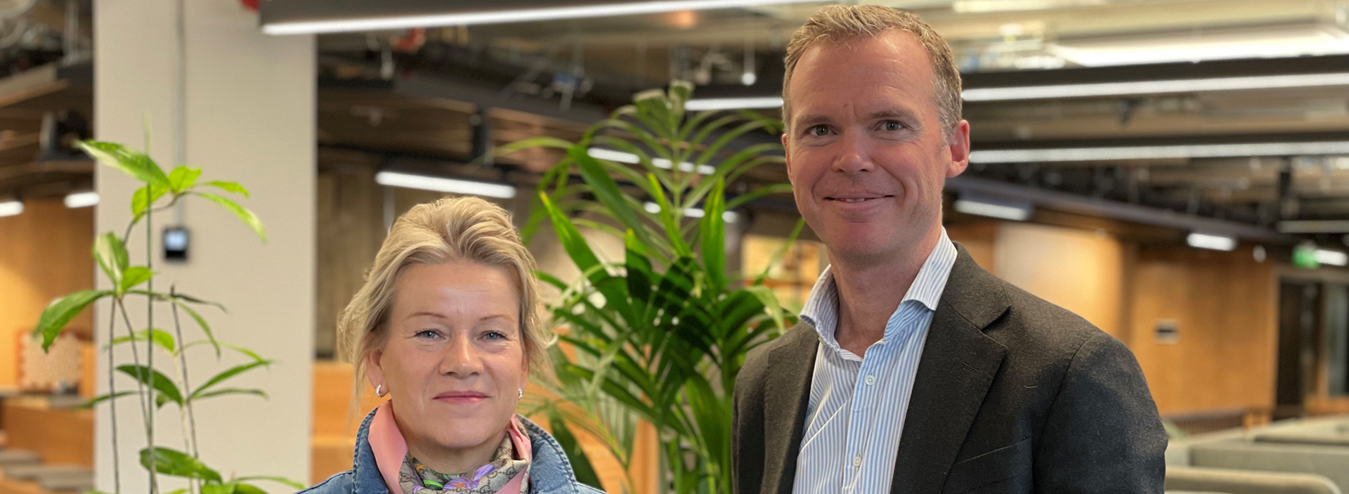 Bilde av Tone Gullbekk Krogsæter og Håkon Dragsund i WSP