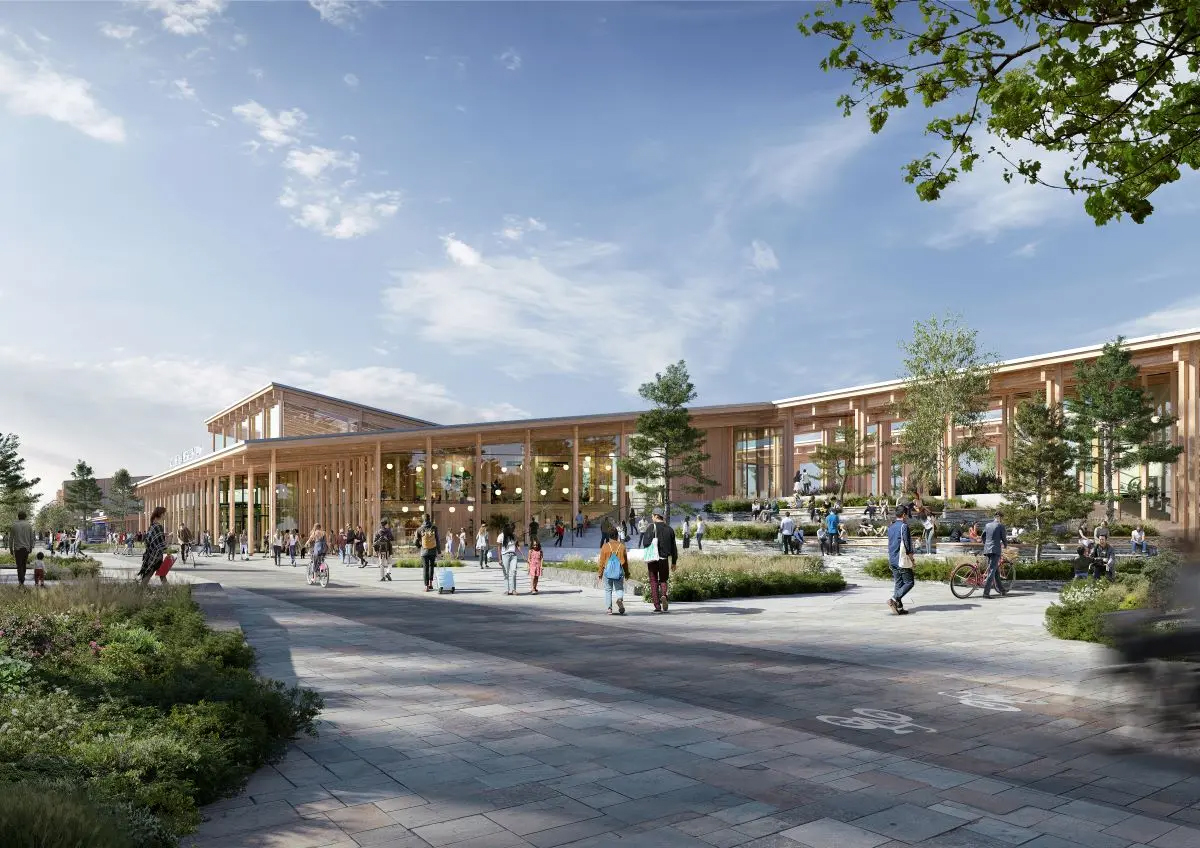 Illustration av Skellefteå resecentrum