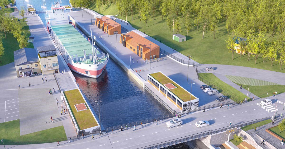 Södertälje sluss och kanal
