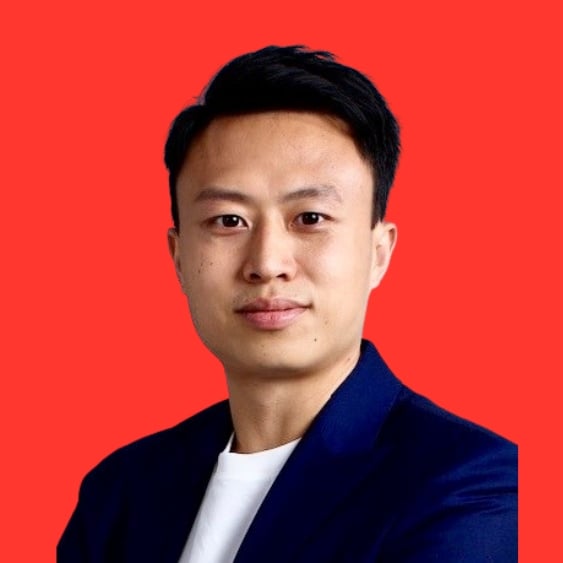 Ricky Sung red bg