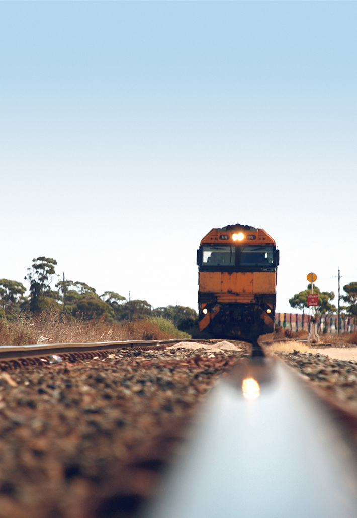 Freight train in a railroad | WSP