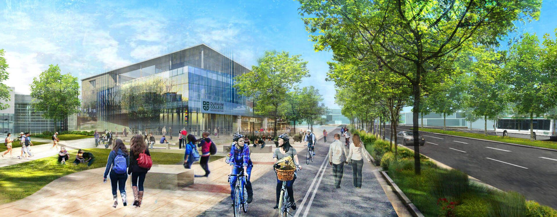 Plan directeur du campus conjoint du Durham College et de l’Institut universitaire de technologie de l’Ontario
