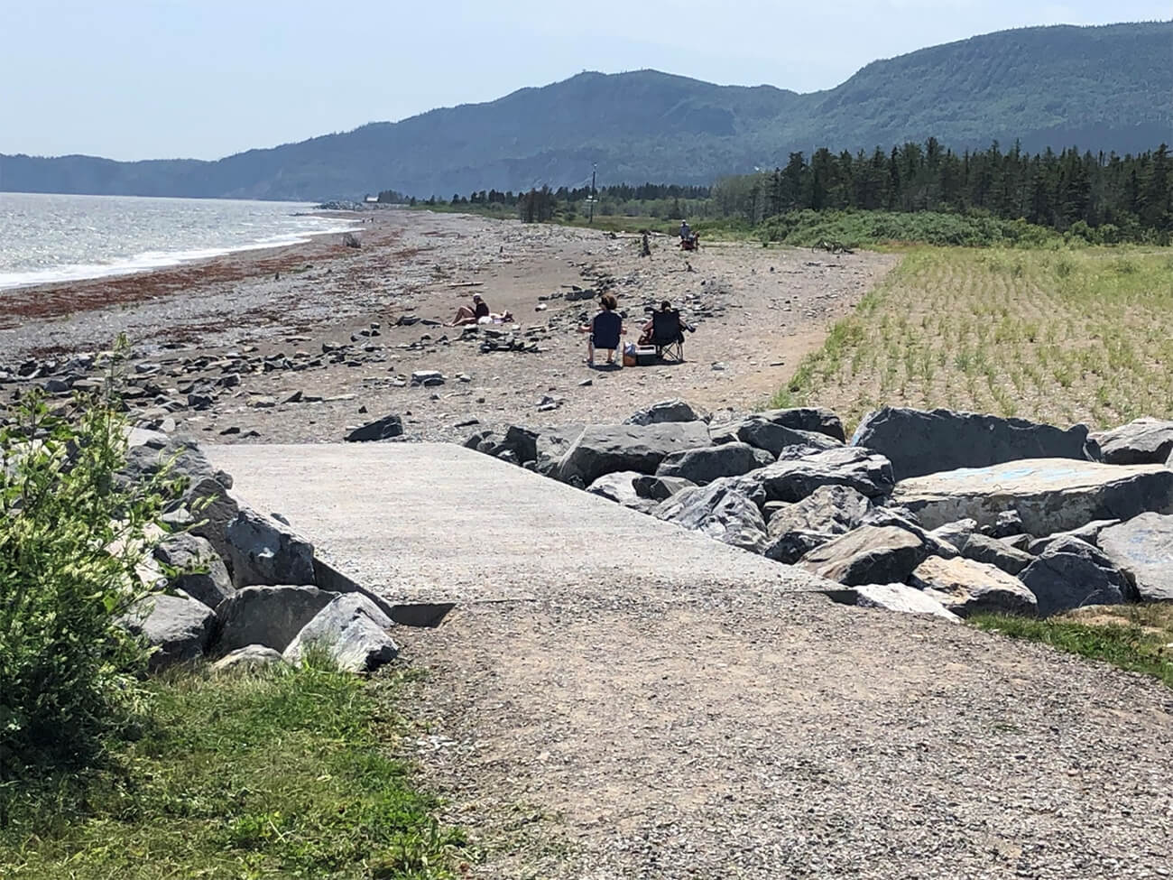 imgCapdesRosiers Beach after the road and rock revetment were dismantled and the environment resto
