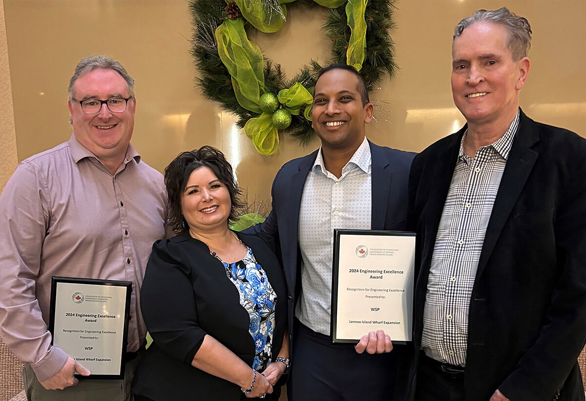 2024 Engineering Excellence Award for Lennox Island Wharf Expansion