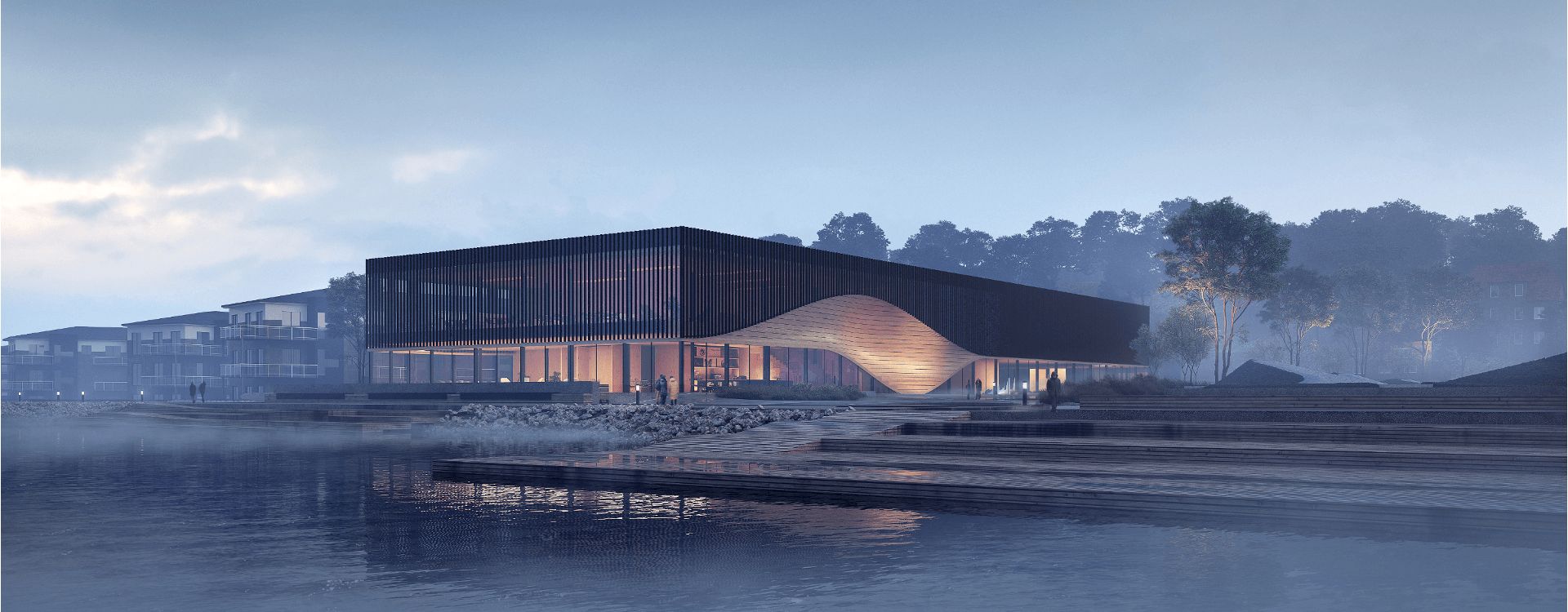 Facade of the new climatorium in Lemvig, Denmark | WSP