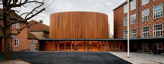 Multihallen på Falkonergårdens Gymnasium