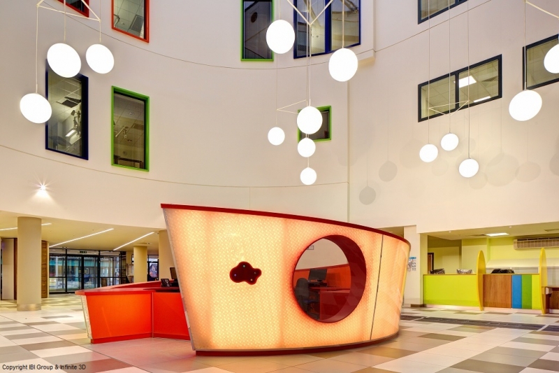 Engineering Royal Hospital for Children in Glasgow - Hospital Interior