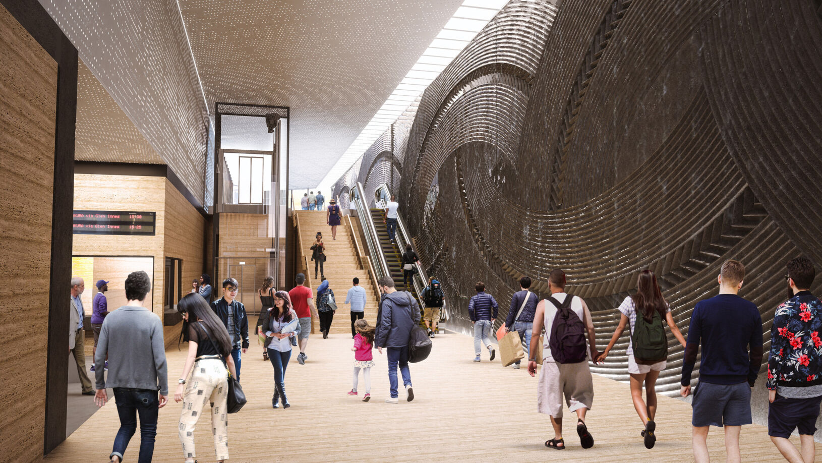 Render of CRL station