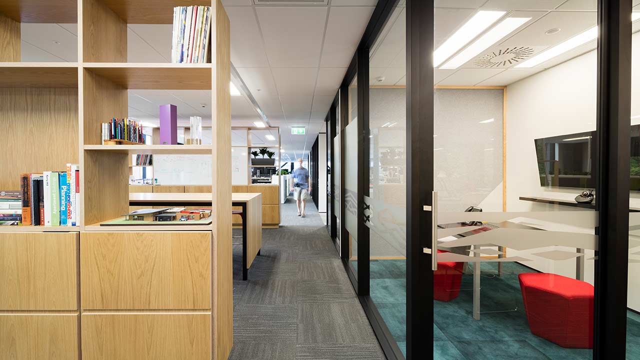 WSP House corridor and offices view