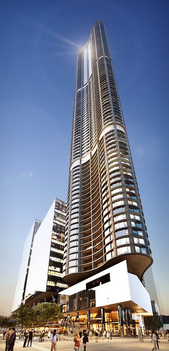 Wizualizacja wieżowca przy Parramatta Square 8 w Sydney