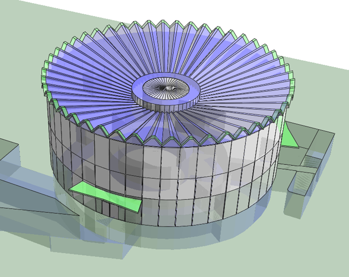 Rotunda, modelowanie energetyczne