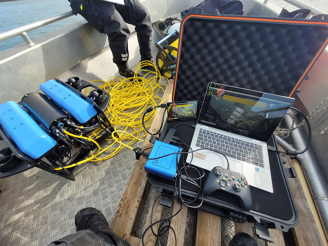 img-poseidon 7 ROV komplett med skrmar och kontroll