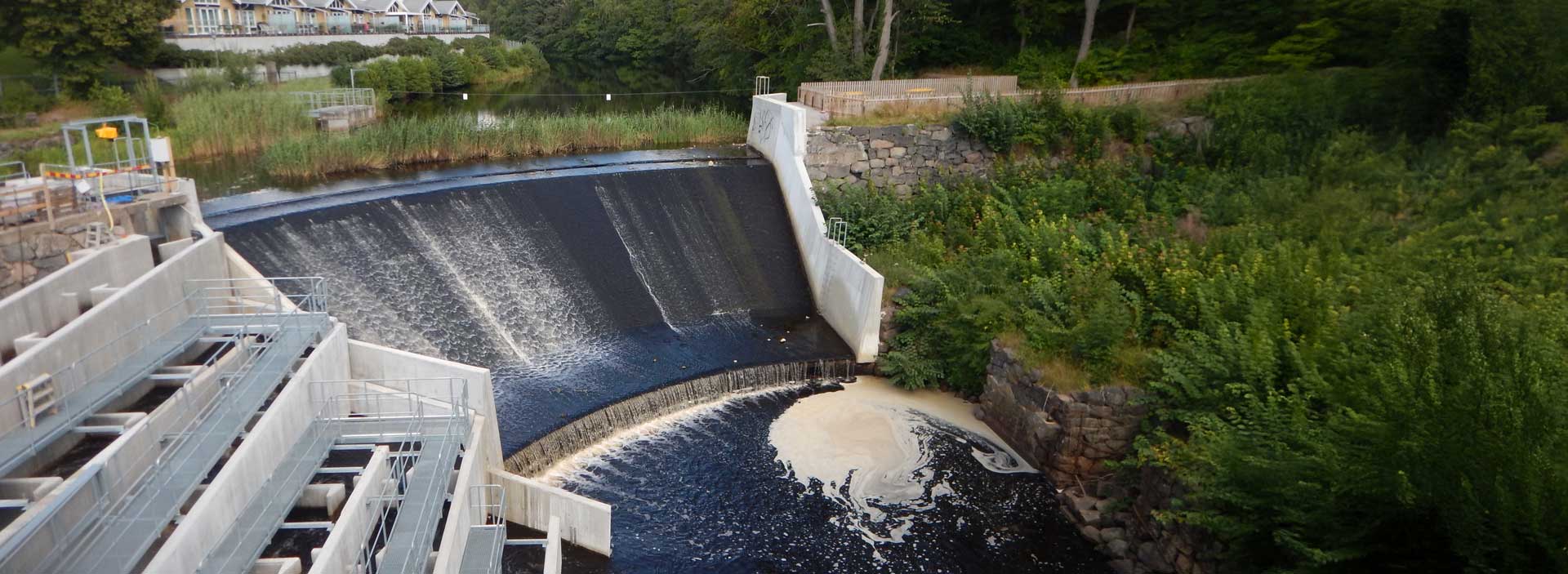 Lyckebydammen i Karlskrona kommun.