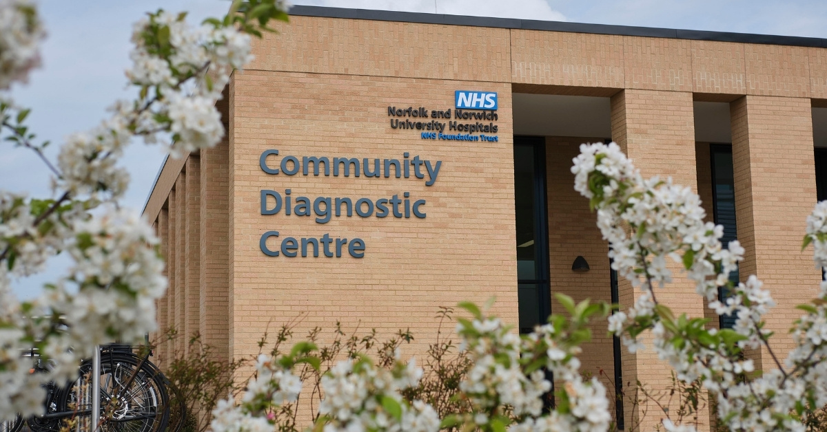 4 External view of Norfolk and Norwich University Hospital Community Diagnostic Centre