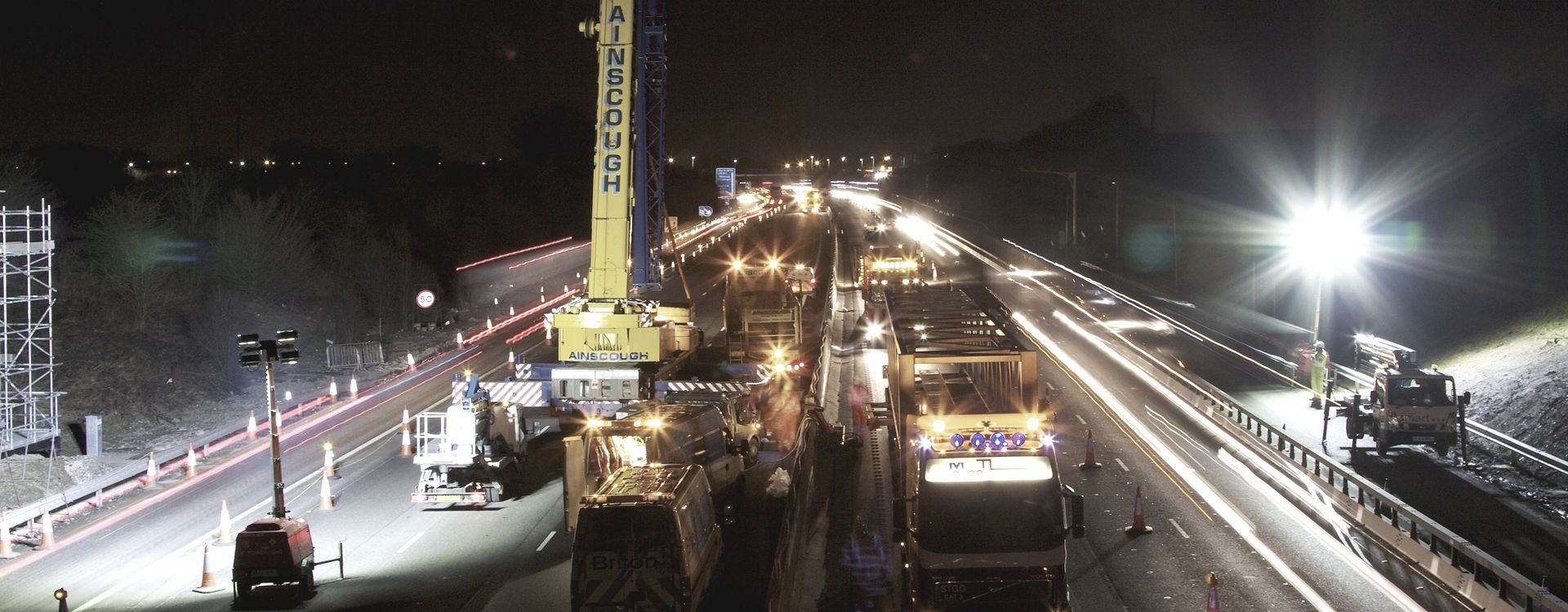 We successfully delivered the 20 mile stretch of smart motorway alongside Highways England and Costain.