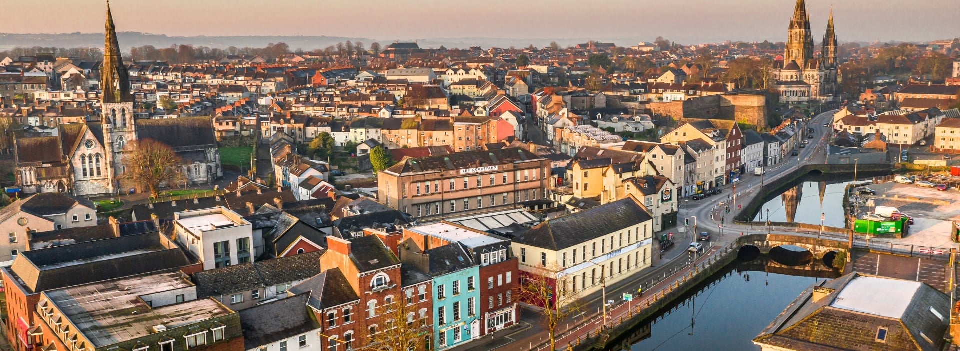 Skyline of Cork City, Ireland