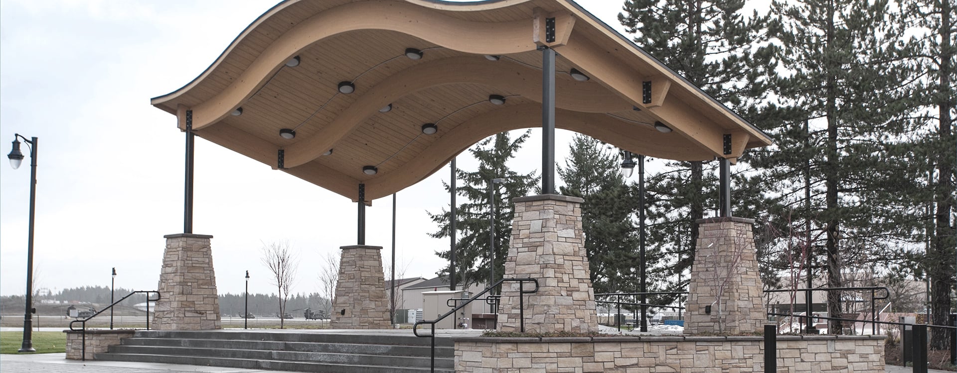 Freedom Park Plaza outdoor pavilion