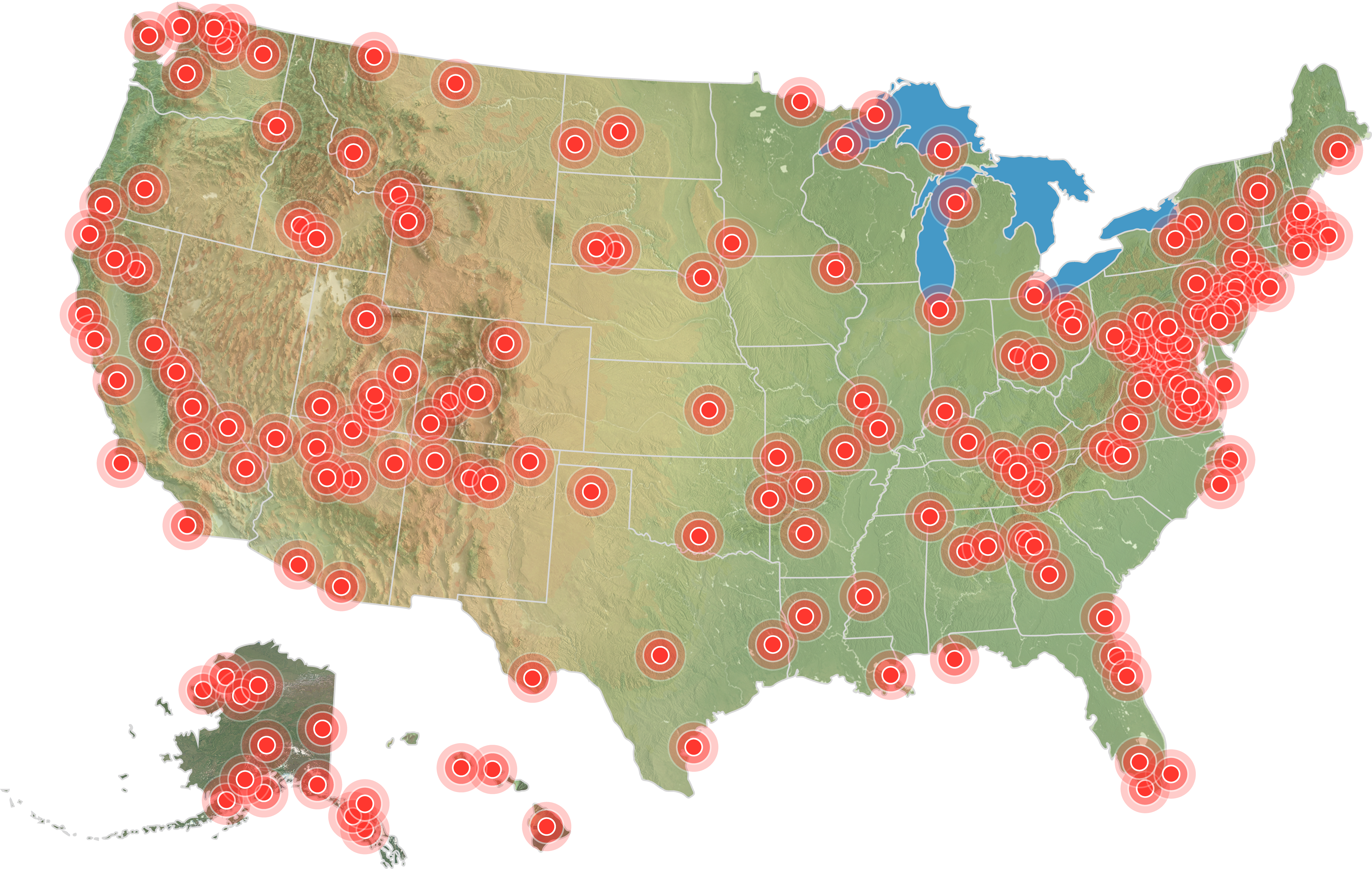 WSP US Map - National Parks