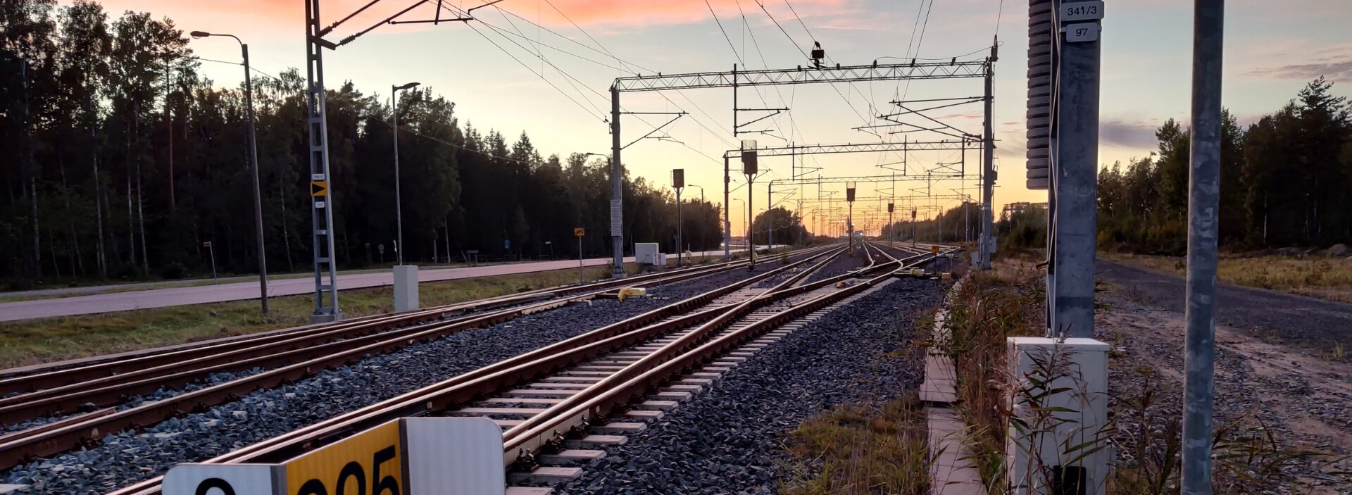 kuva rautatieltä