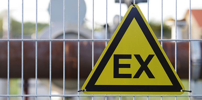 ATEX - EX-skylt.