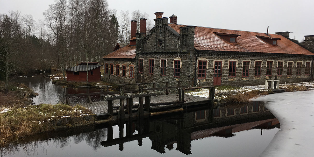 Industribyggnad.