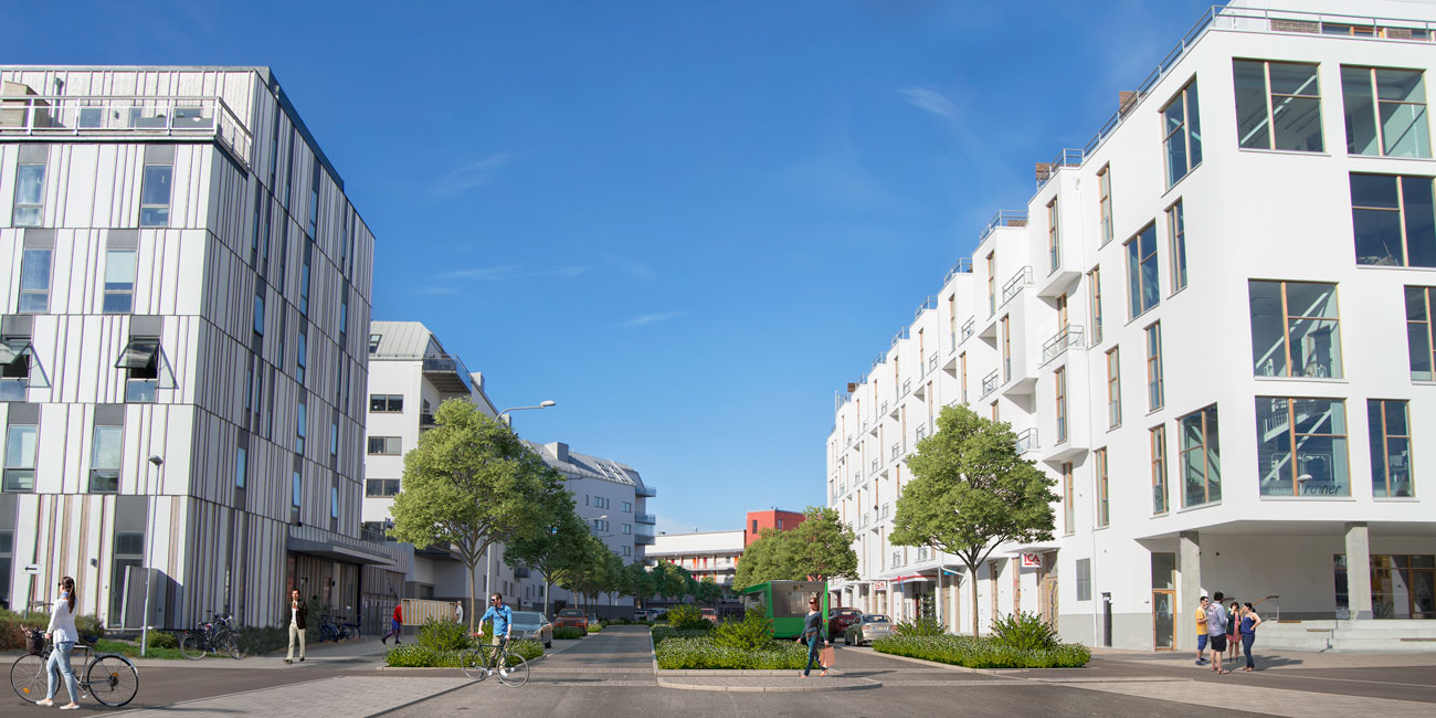 Visualisering av Rosendal i Uppsala kommun.